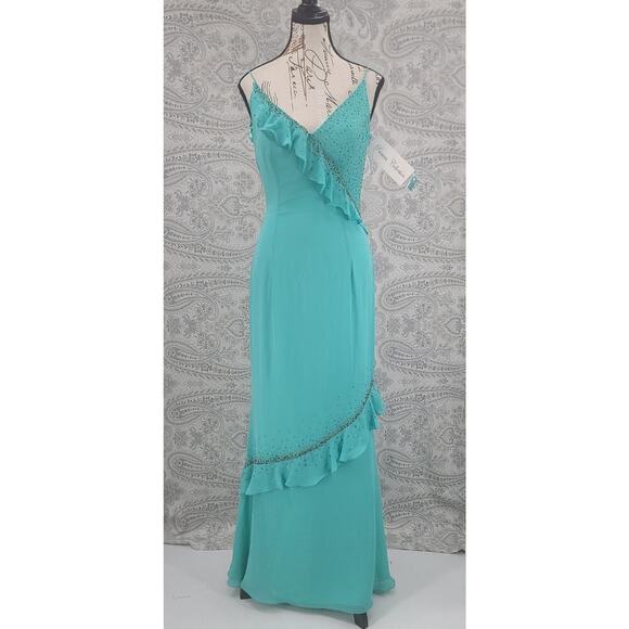 Princess Collection Dresses & Skirts - Princess Collection Aquamarine Beaded fairy grunge formal dress Size 6 Party